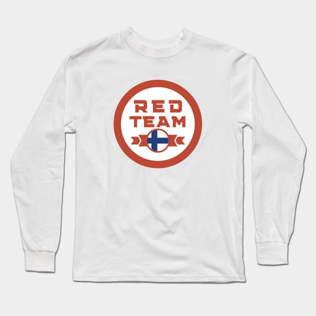 Cybersecurity Red Team Finland Gamification Badge CTF Long Sleeve T-Shirt by FSEstyle